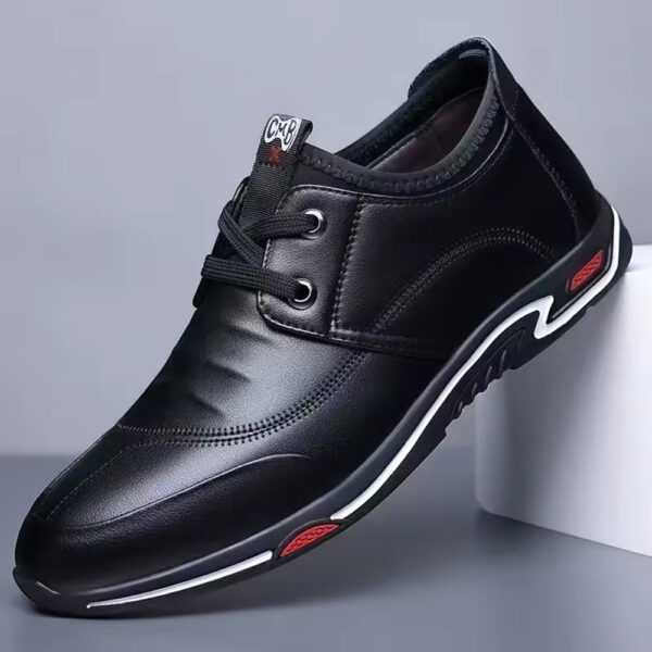 China cheap PU leather leather boot shoes for men casual dress prices genuine leather men shoes